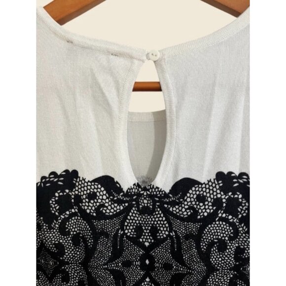 VENUS Lace Print Sleeveless Blouse Tank Top Size S - Picture 5 of 5